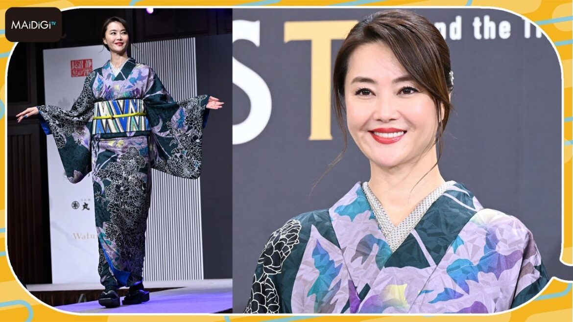 観月ありさ、あでやか着物姿で大人の魅力　「着物生活」に意欲も　第2回 KIMONOIST 授賞式
