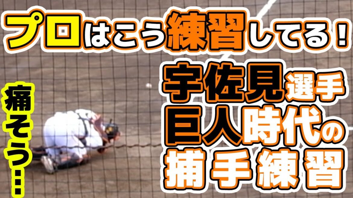 読売ジャイアンツ球場 捕手練習動画。日ハムへトレードする直前の宇佐見真吾選手です。 japan baseball 读卖巨人军 일본 야구 yomiuri giants