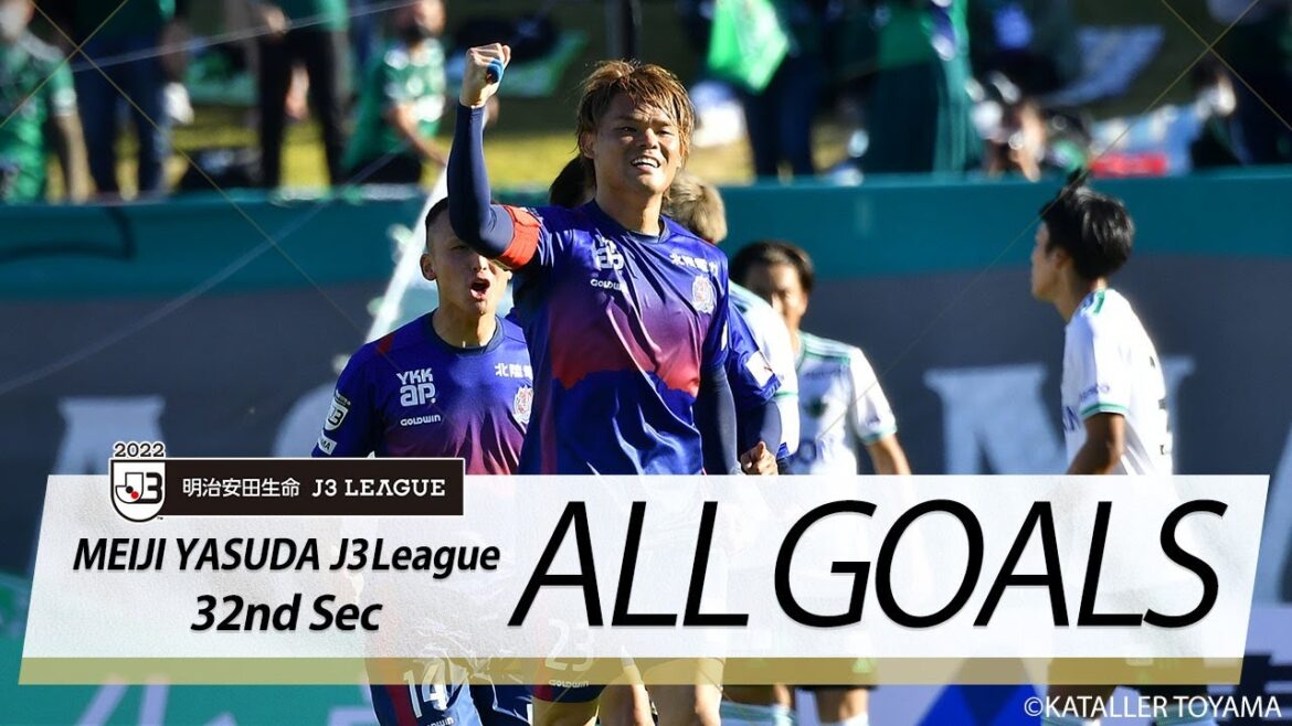 Ｊ３第32節の全ゴールまとめ！ALL GOALS：明治安田生命Ｊ３第32節