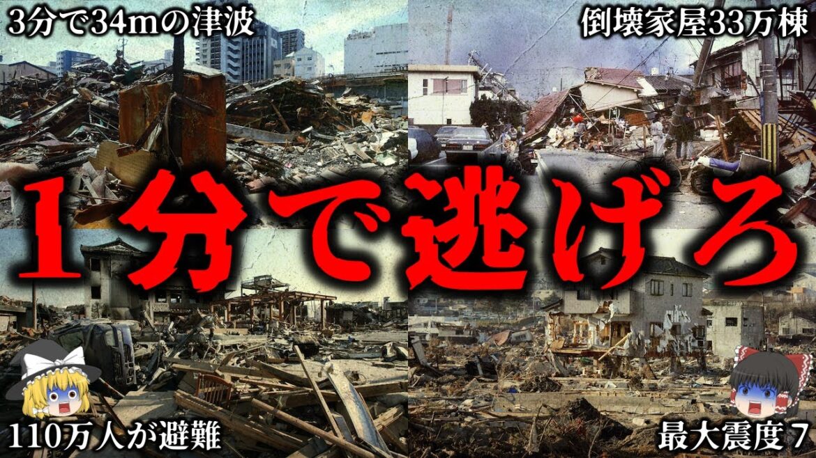 【ゆっくり解説】南海トラフ地震で壊滅的な被害を受ける都道府県６選！