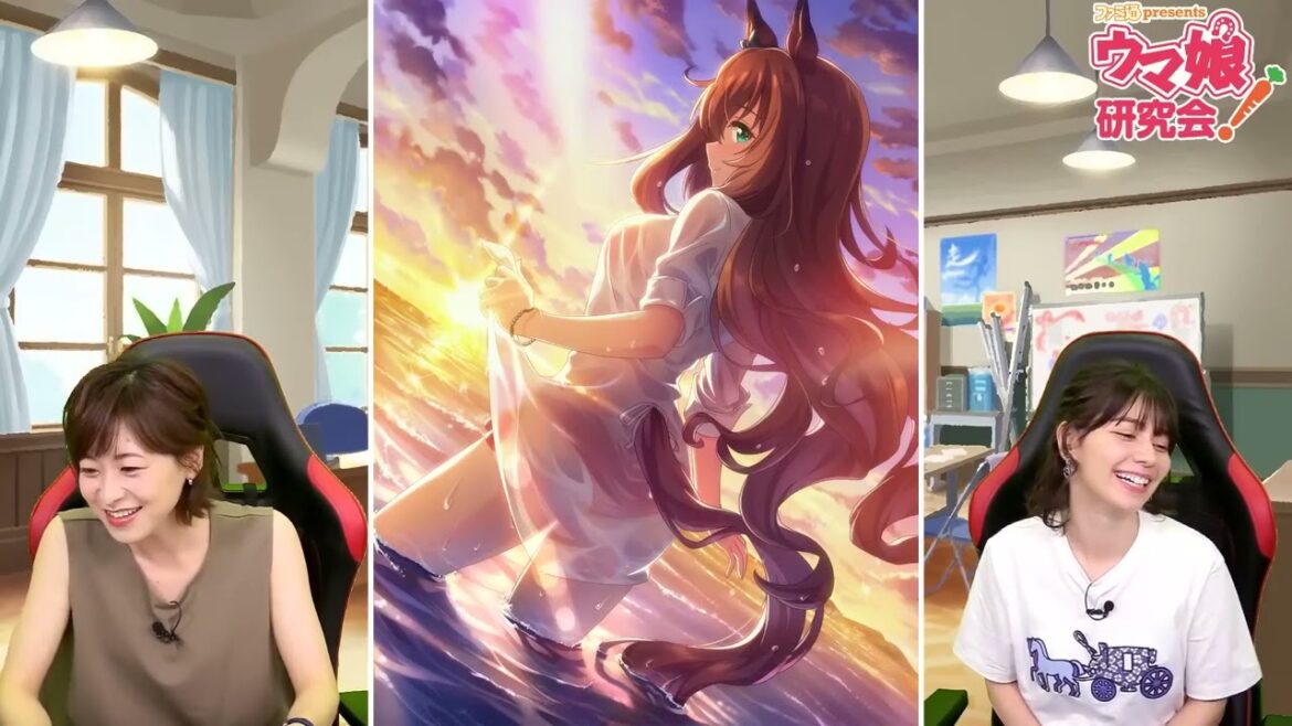 マルゼンスキー役のLynnさんとテイエムオペラオー役の徳井青空さんと一緒に見る　マルゼンスキーのSSRカードの絵の美貌さを語るお話なんだっちゅーの。