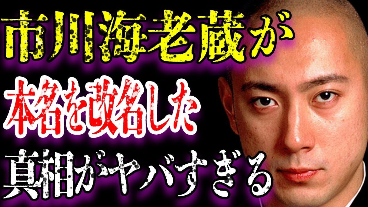 市川海老蔵が本名を改名した本当の理由に驚きを隠せない…「歌舞伎役者」として活躍する彼の“隠し子”の正体や現在の姿に言葉を失う…支払っている養育費の額に一同驚愕…