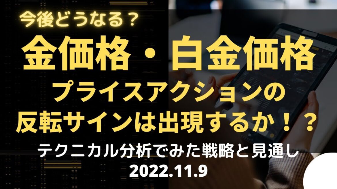 【金価格・白金価格】今後どうなる？プライスアクションの反転サインは出現するか！？ テクニカル分析でみた見通しと戦略 11月9日（水）