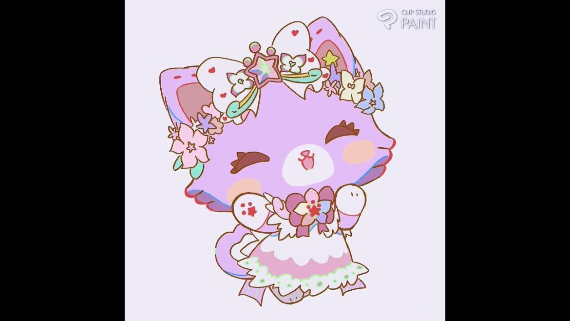 ミュークルドリーミーみゅーちゃん！サンリオキャラクター大賞2022！32位！(イラストタイムラプス)