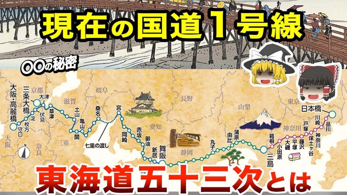 【地理/地学】東海道五十三次の秘密! 【地理/地学】東海道五十三次の秘密!
