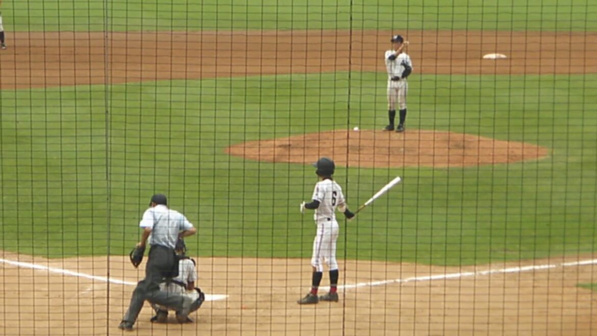 【第99回 夏の甲子園 広島県予選 決勝】広島新庄 竹邊聖悟のピッチング_2017072501