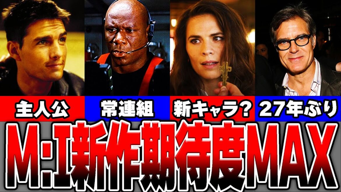 【ミッション:インポッシブル】2023年最新作！デッドレコニング出演俳優8名一挙大公開【ゆっくり解説】