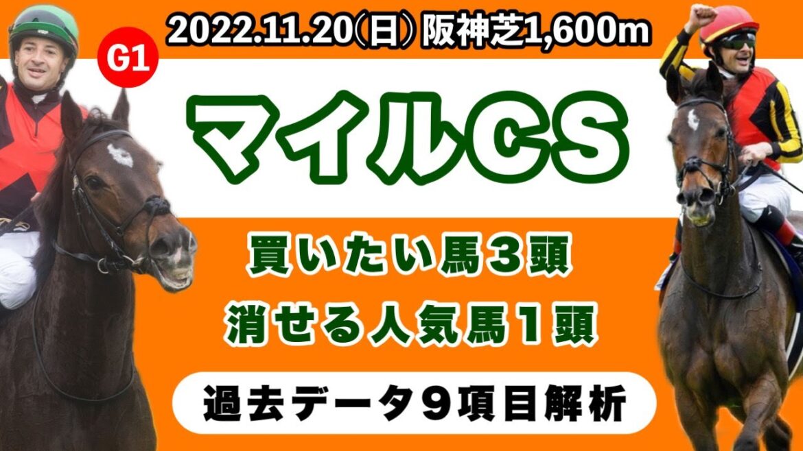 【マイルチャンピオンシップ2022】過去データ9項目解析!!買いたい馬3頭と消せる人気馬1頭について(競馬予想)