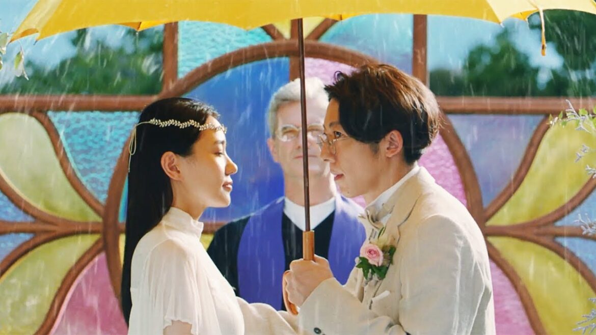 高橋一生&奈緒、結婚式で誓いのキス 傘で照れ隠しする姿がキュート! 「ディアボーテ HIMAWARI」新CM「雨の日も、晴れの日も」編 高橋一生&奈緒、結婚式で誓いのキス 傘で照れ隠しする姿がキュート! 「ディアボーテ HIMAWARI」新CM「雨の日も、晴れの日も」編