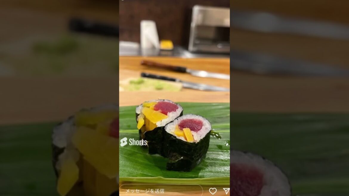 【木村拓哉】スターの晩餐inお寿司 #shorts