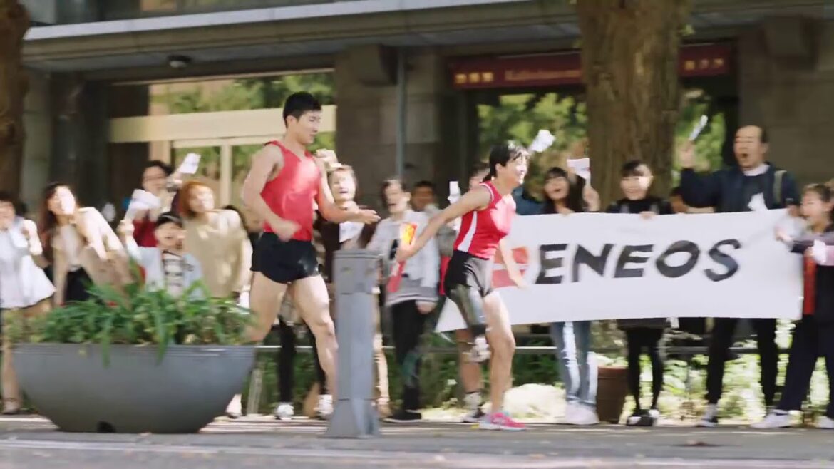 吉田羊、エネゴリくん、ケンブリッジ飛鳥が東京を疾走！CM『ENEOS エネルギーソング リレー篇』
