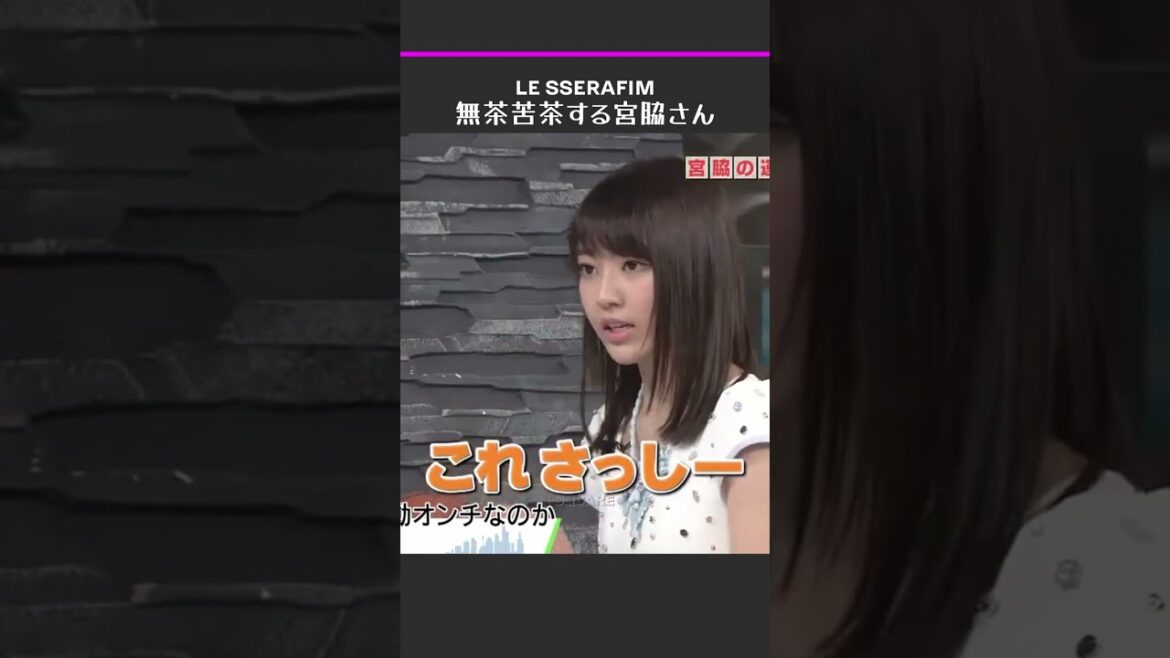 無茶苦茶する宮脇さん [LE SSERAFIM/르세라핌]