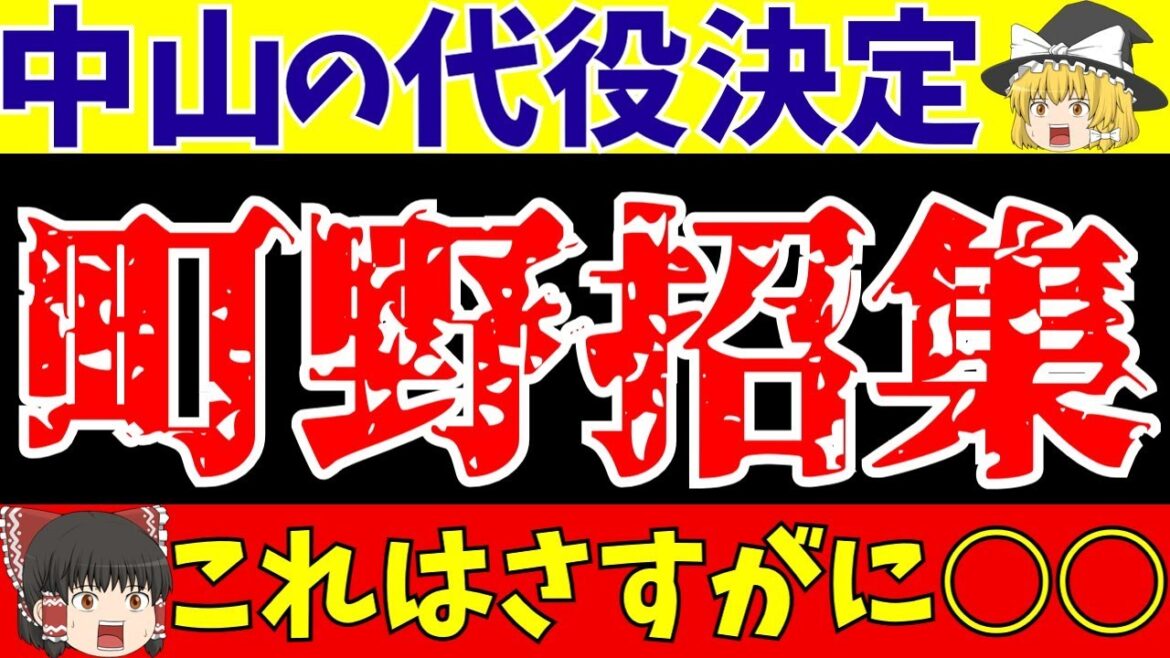 【サッカー日本代表】追加招集は町野修斗湘南ベルマーレ!!疑問点は○○【ゆっくりサッカー解説】