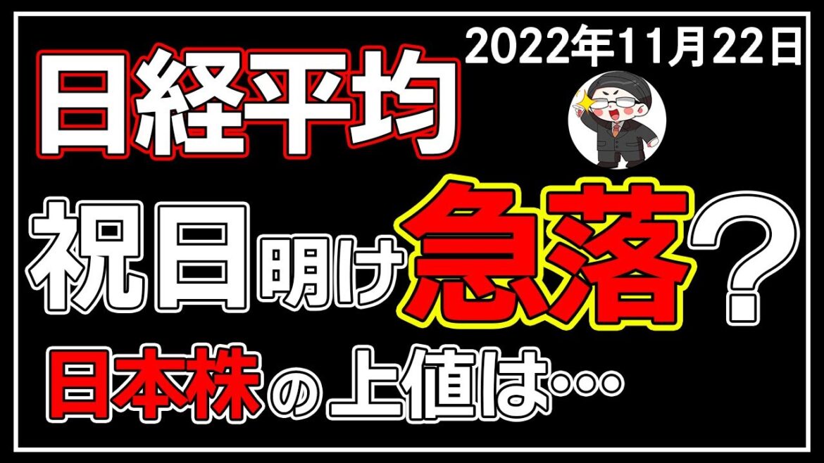 【5分解説】日経平均＋170円📈🎈日本株の上昇は続くのか🤔❓(11/22)