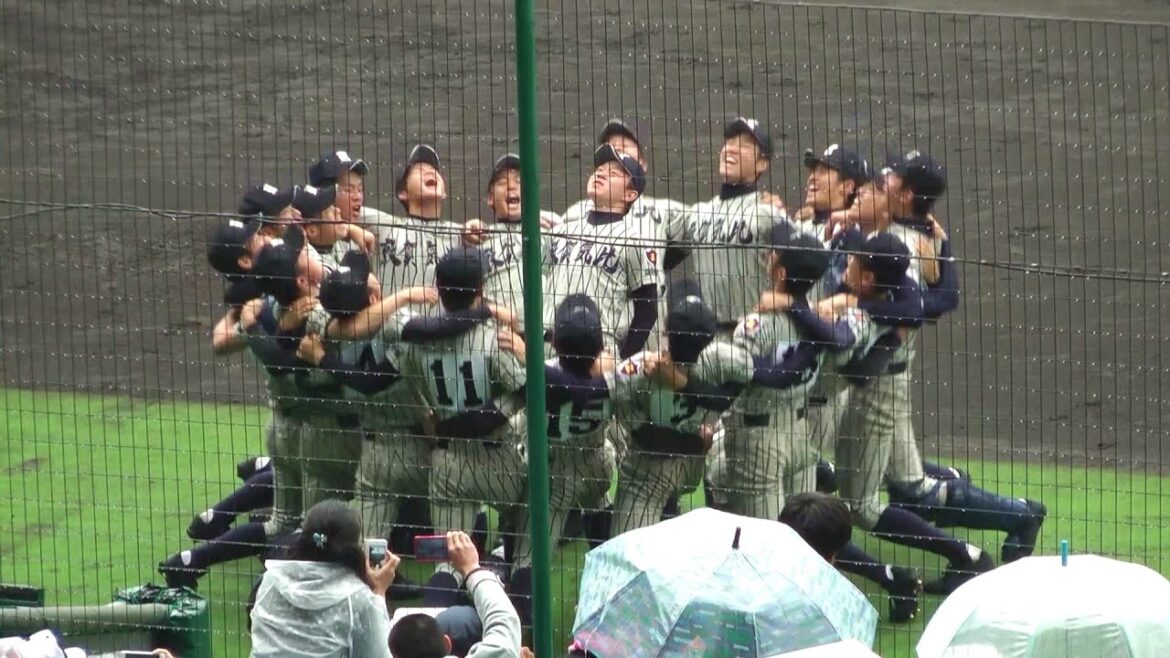 2015選抜高校野球【決勝戦】試合前の敦賀気比高校の円陣～ラインナップ紹介