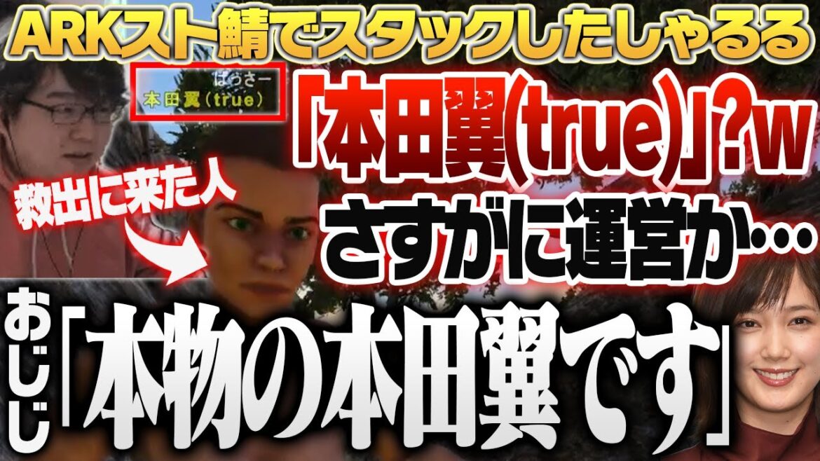 運営の悪ふざけかと思ったら本当に本田翼(本物)な上に、会話までしたしゃるる  [ARK/ストリーマー鯖/しゃるる]