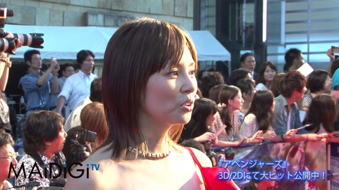 米倉涼子　アベンジャーズジャパンプレミア