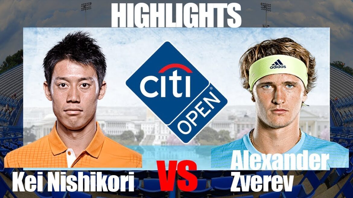 【テニス】【最新】錦織圭vsアレクサンダー・ズベレフ！シティオープン2018！【ATP】Kei Nishikori vs Alexander Zverev at Citi Open 2018