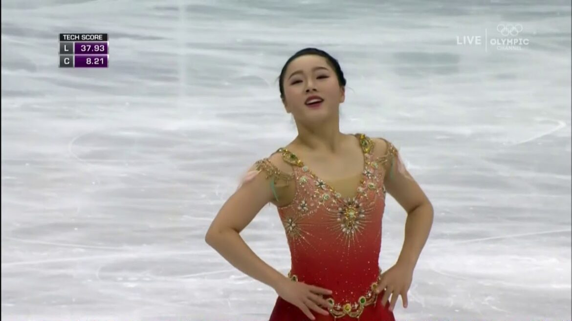 2017 18 Rostelecom Cup Higuchi, Wakaba SP JPN OLY