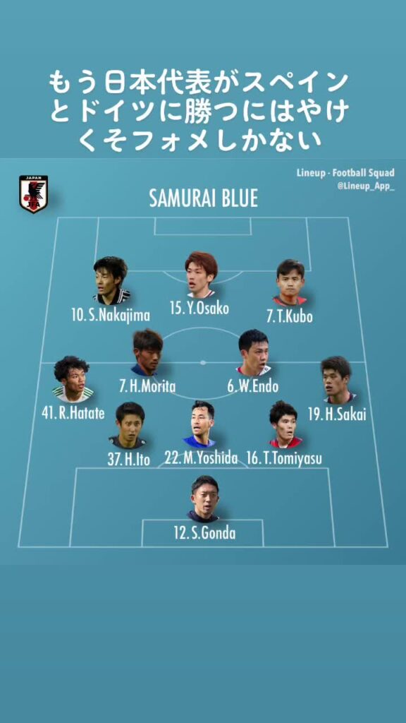 日本代表がスペインとドイツに勝つにはやけくそしかない#日本代表 #サッカー日本代表 #日本代表サッカー #森保一 #カタールW杯 #カタールワールドカップ #...