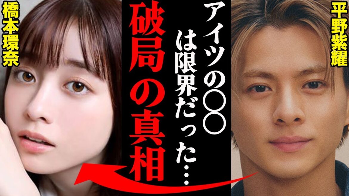 平野紫耀&橋本環奈、破局理由がヤバすぎた！？「アイツの〇〇は流石に限界だった…」