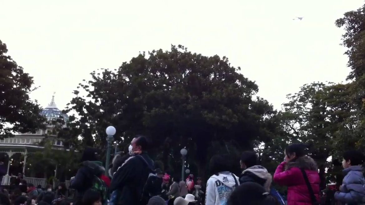 東京ディズニーランドの地震後のアナウンス。