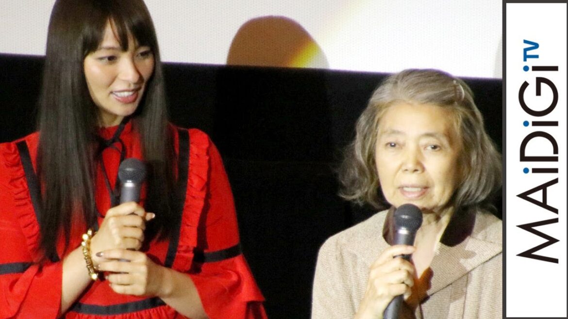 樹木希林、声での出演はノーギャラ　河瀬監督の“代役”で初日あいさつに　映画「光」公開初日舞台あいさつ1