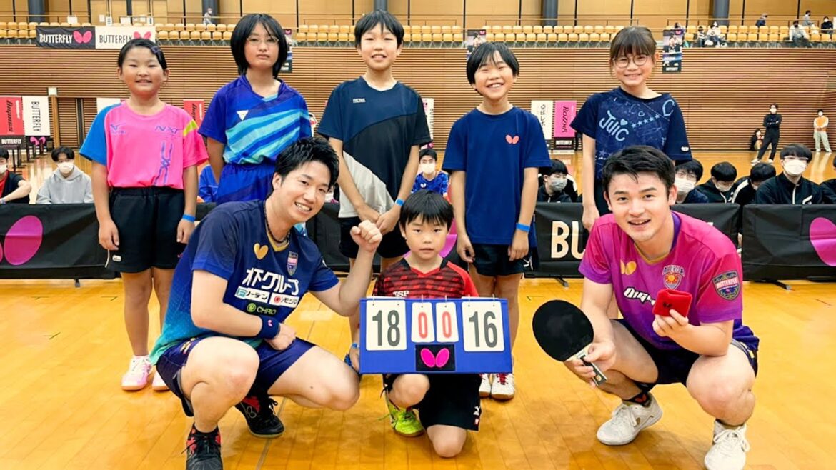 水谷隼＆有延大夢「BUTTERFLY 卓球イベント」in 大館