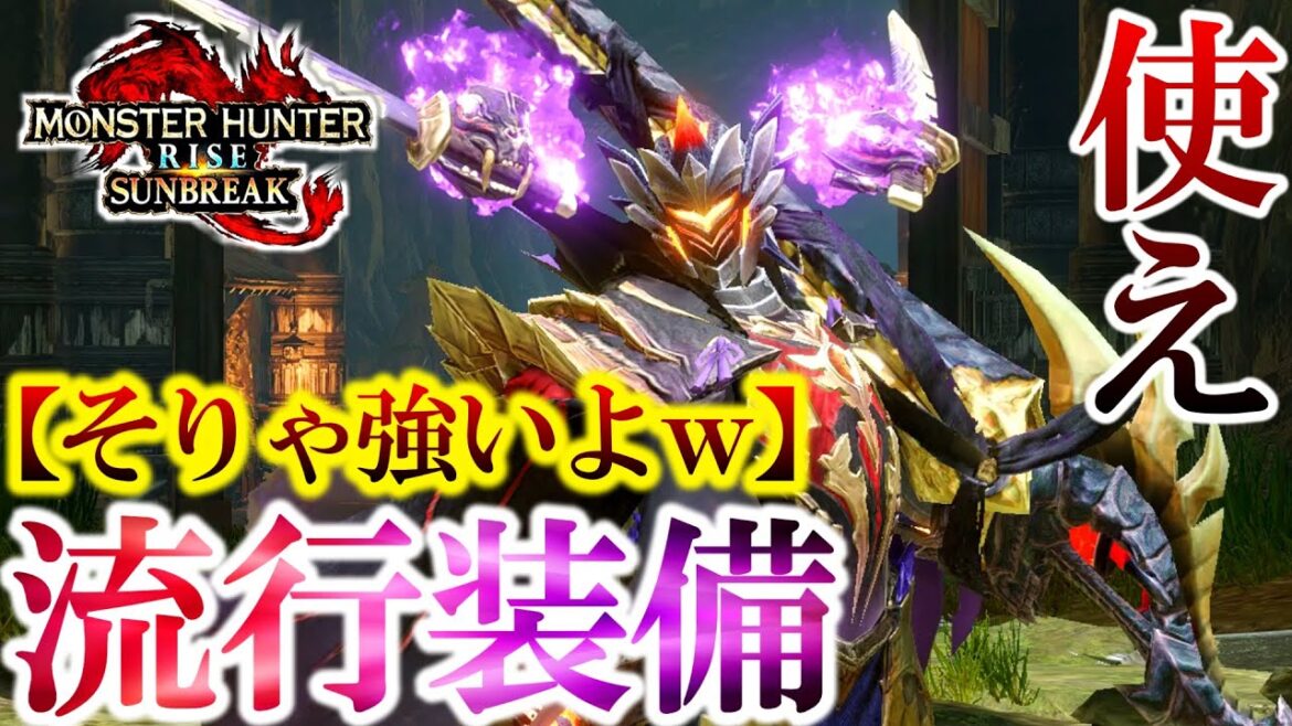 『新テンプレ装備』が流行りすぎてて何しても強いんだが…【モンハンサンブレイク】