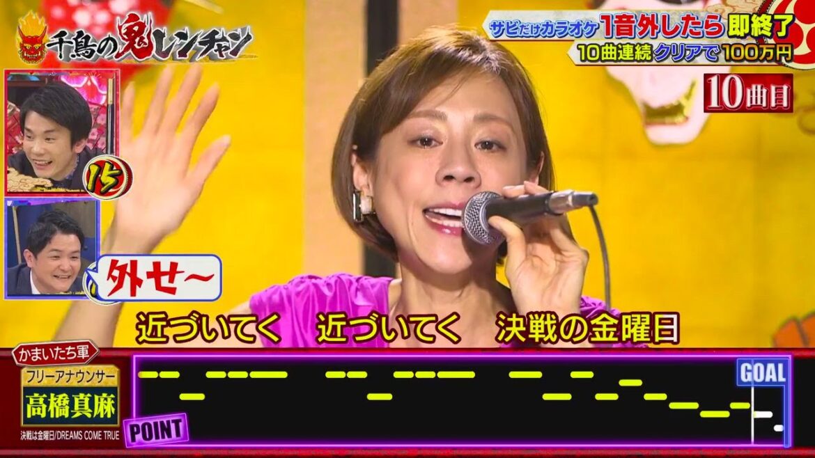 『高橋真麻』「決戰金曜日DREAMS COME TRUE」「千鳥」「かまいたち」【 千鳥の鬼レンチャン 2022】