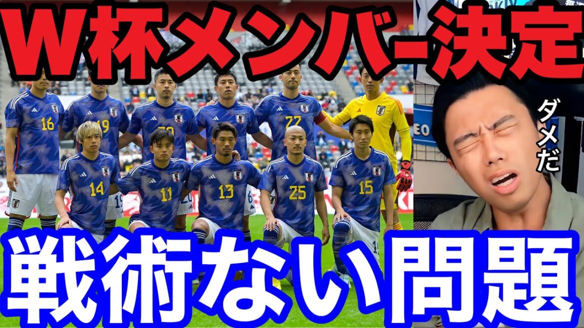 【レオザ】森保JAPAN決定！！采配・選手任せの戦術に大きな不安【切り抜き】
