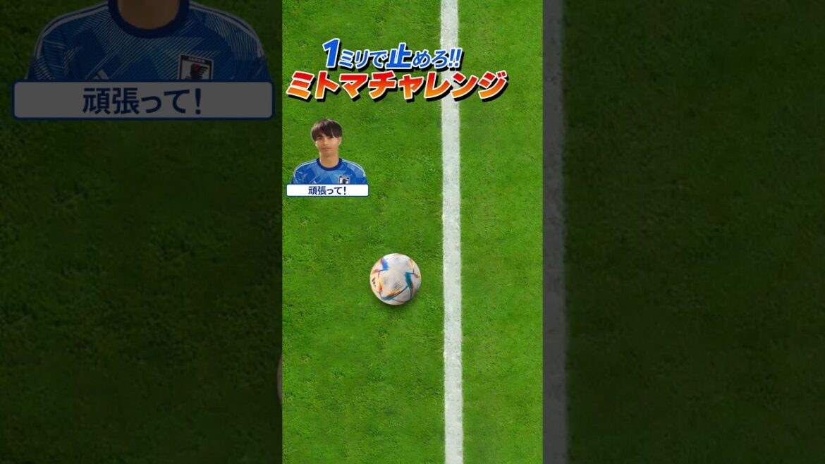 【三笘薫】１ミリで止めろ！ミトマチャレンジ
