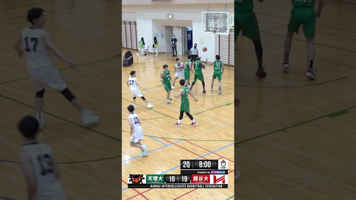 【得点量産モンスター】龍谷大・高橋克実／堅守の天理大相手に全33得点ハイライト #shorts
