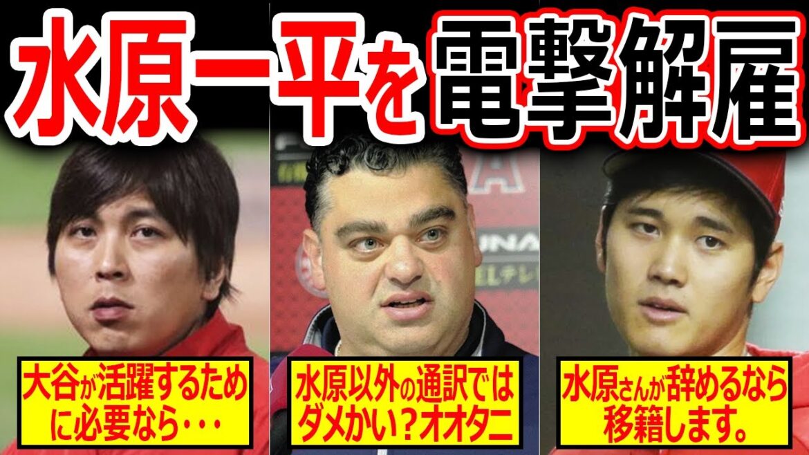 【海外の反応】水原一平がエンゼルスに退職願！？まさかの理由にファン驚愕！「ウソでしょ…」【大谷翔平】