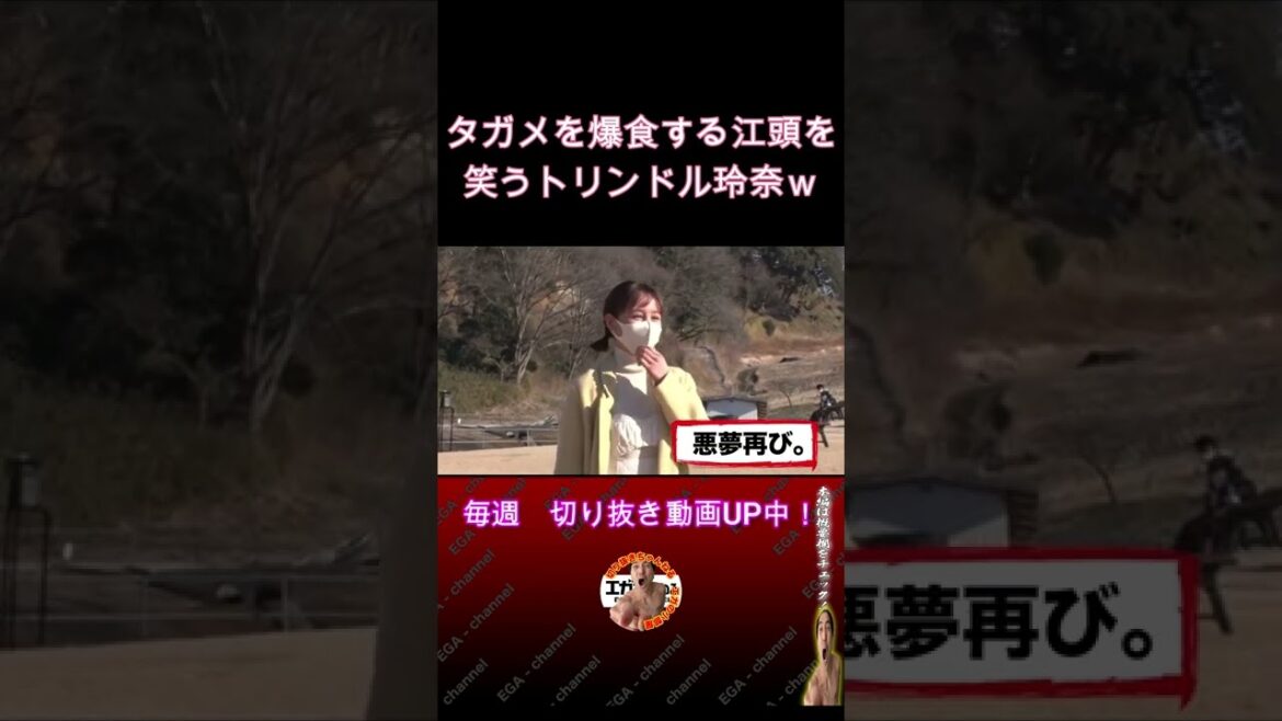 タガメを爆食する江頭を笑うトリンドル玲奈ｗ　【切り抜き】 #shorts