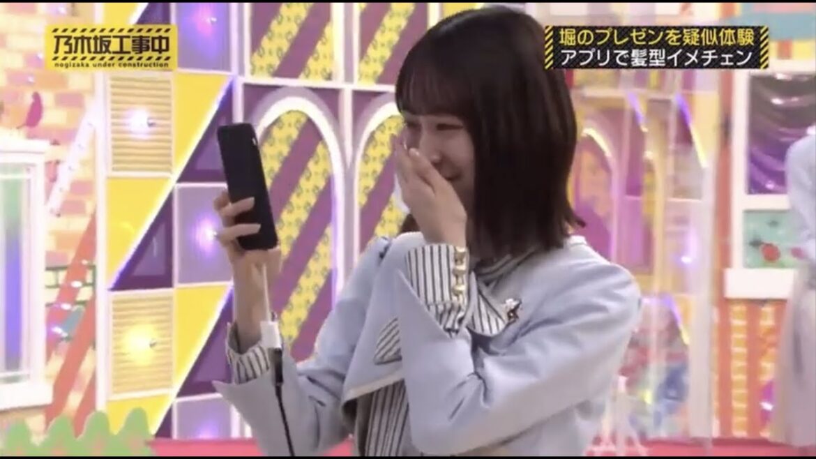 バナナマンを髪型で遊ぶ堀未央奈