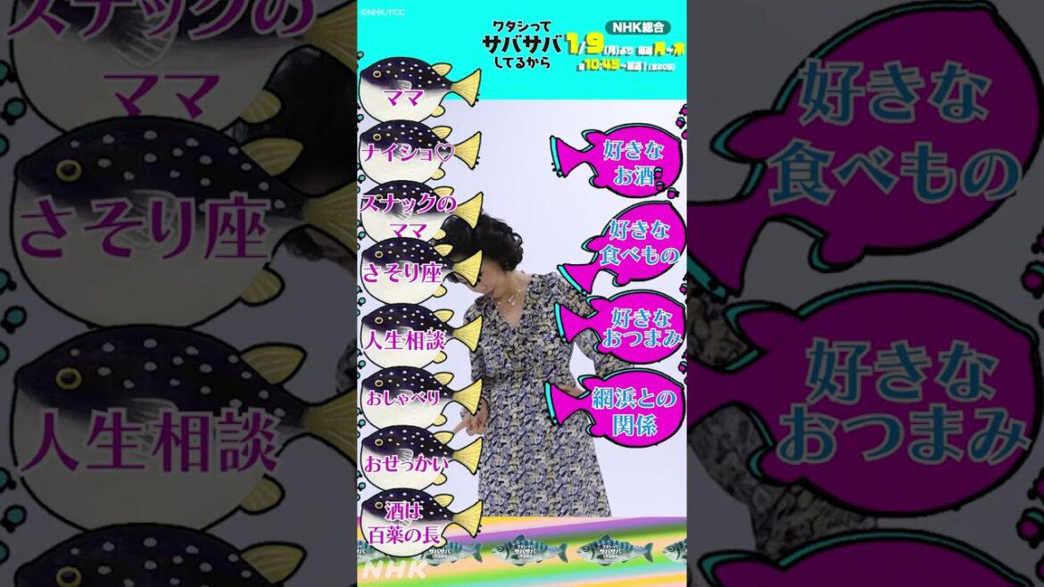 [ワタシってサバサバしてるから] 網浜とのアドリブ合戦に注目！ママ、自己紹介します！ #ワタサバ #山田真歩 | NHK | #shorts