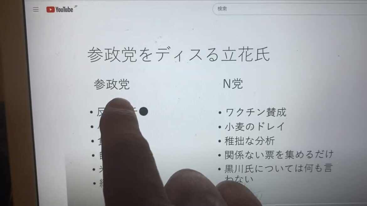 参政党支持者の批判に反論します！参政党の違法行為の証拠動画もあります！