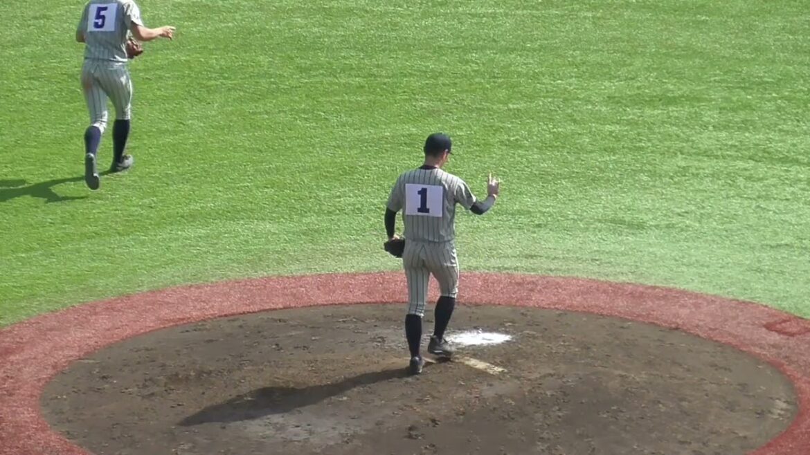 敦賀気比 辻晶太投手 投球練習 4回表投球 準決勝 松商学園 対 敦賀気比 第１４７回北信越地区高等学校野球大会 ＨＡＲＤ ＯＦＦ ＥＣＯスタジアム新潟 2022.10.22