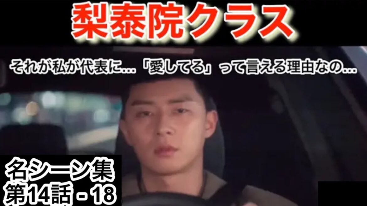 梨泰院クラス 名シーン 14話-18 全23本ある為、必ず再生リストから連続再生願います　(再生リストは概要欄及びコメント欄参照)  イテウォンクラス　日本語吹替