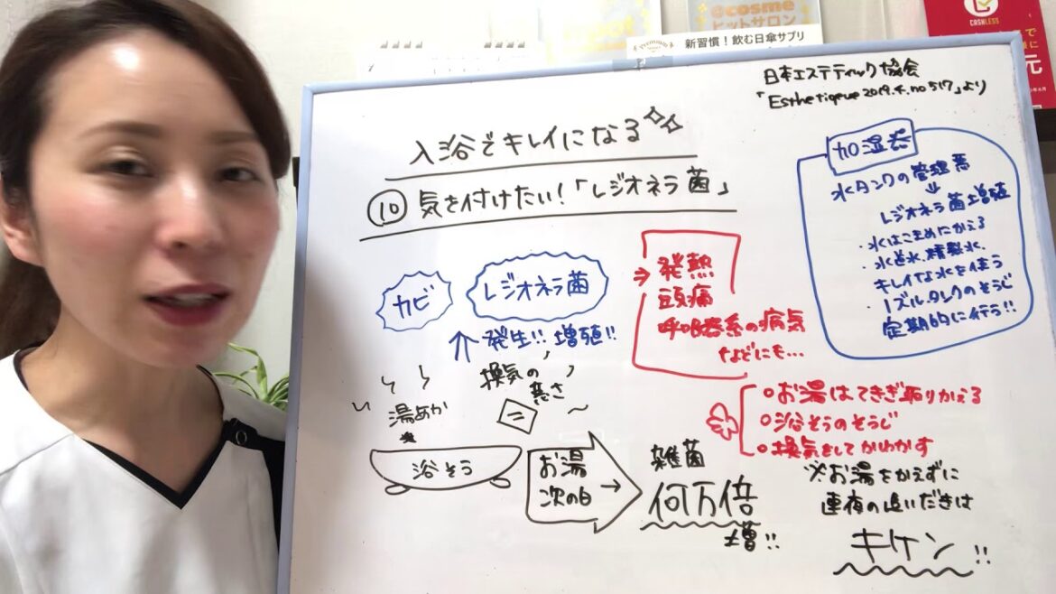 湯船や加湿器、気をつけたいレジオネラ菌　梅田/エイジングケア専門シンザキエステ
