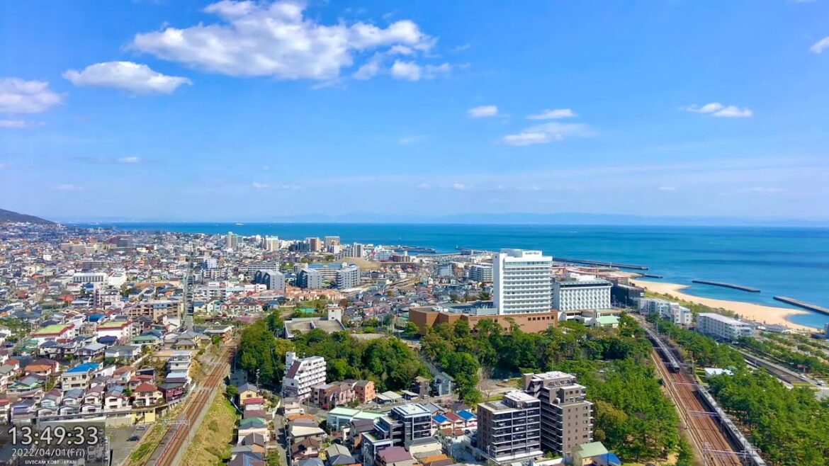 神戸ライブカメラ 舞子公園  [6/17] Kobe LIVE Webcam Archive JR神戸線舞子駅 山陽電車 阪神電車 鉄道列車運行状況