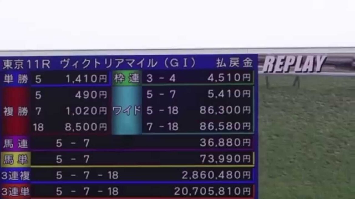 第10回ビクトリアマイル③ 驚愕の高額配当