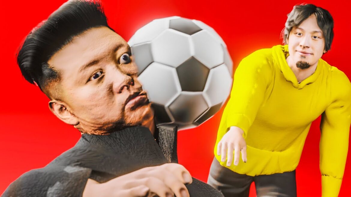金正恩とサッカーするひろゆき #世界平和