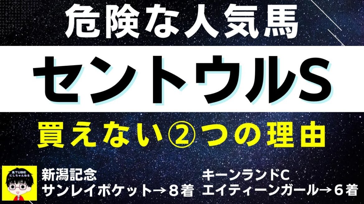 #1163【危険な人気馬 セントウルS 2022】メイケイエール他人気上位３頭の血統と前走の考察 買えない２つの理由 にしちゃんねる 馬Tube