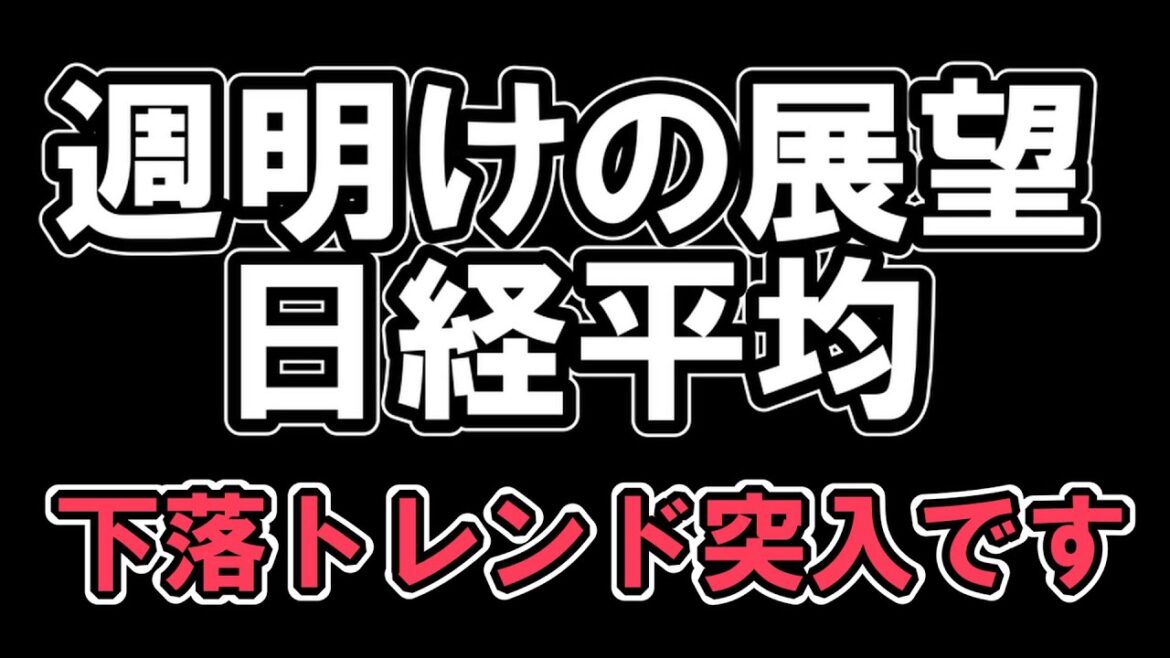 12/3 週明けの展望 日経平均 下落トレンド入りです ただし米国市場はまだ上がる可能性あります 【 日経平均 】＆【 米国指数 】
