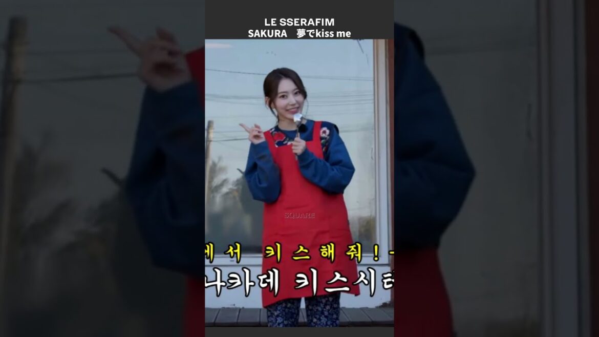 SAKURA　夢でkiss me　[LE SSERAFIM/르세라핌]