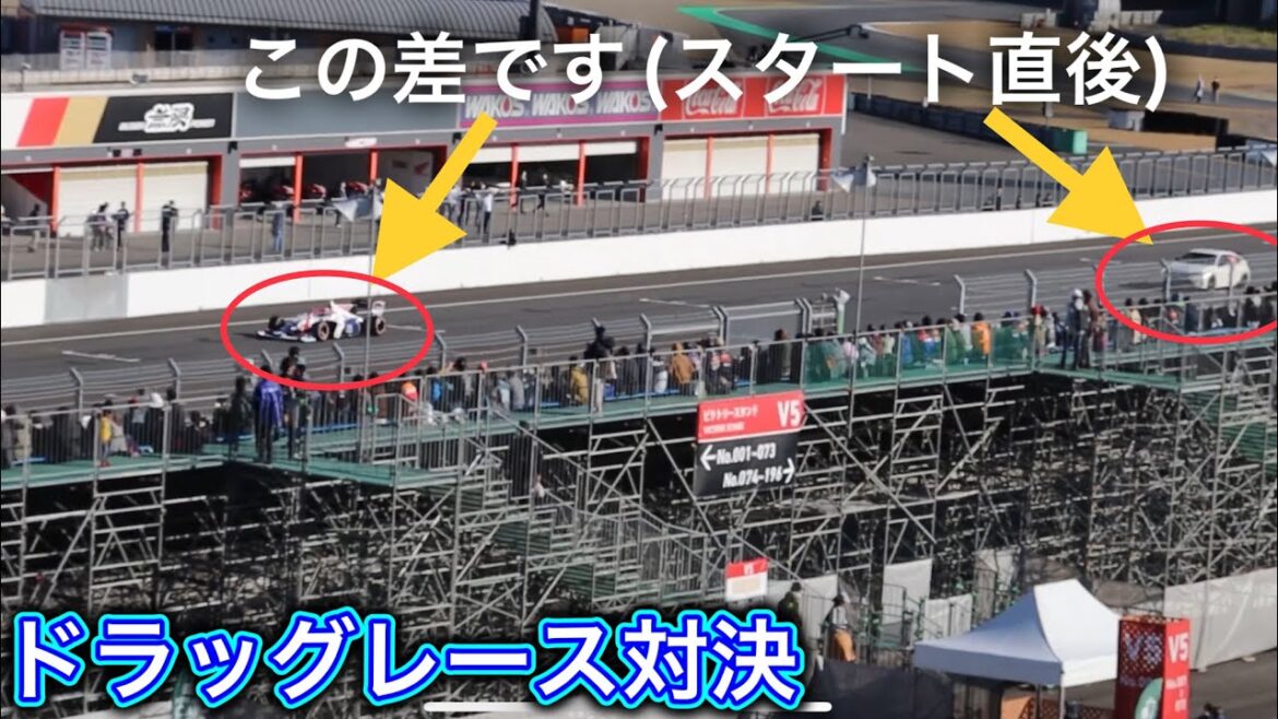 フォーミュラカーにコケにされた結果、次の対決で舐めプされるシビックタイプR (角田裕毅) ホンダサンクスデー