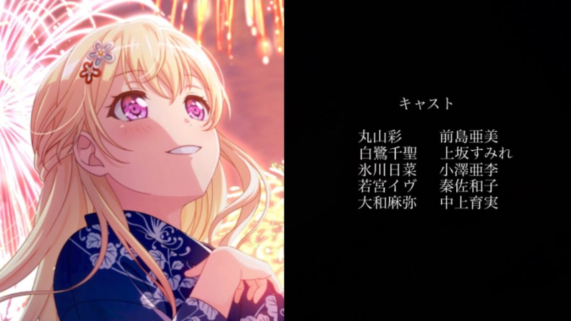 【バンドリ ガルパ】パスパレの新曲『ハナヒバナ』がアニメのEDにありそうだったのでそれっぽくしてみたwww
