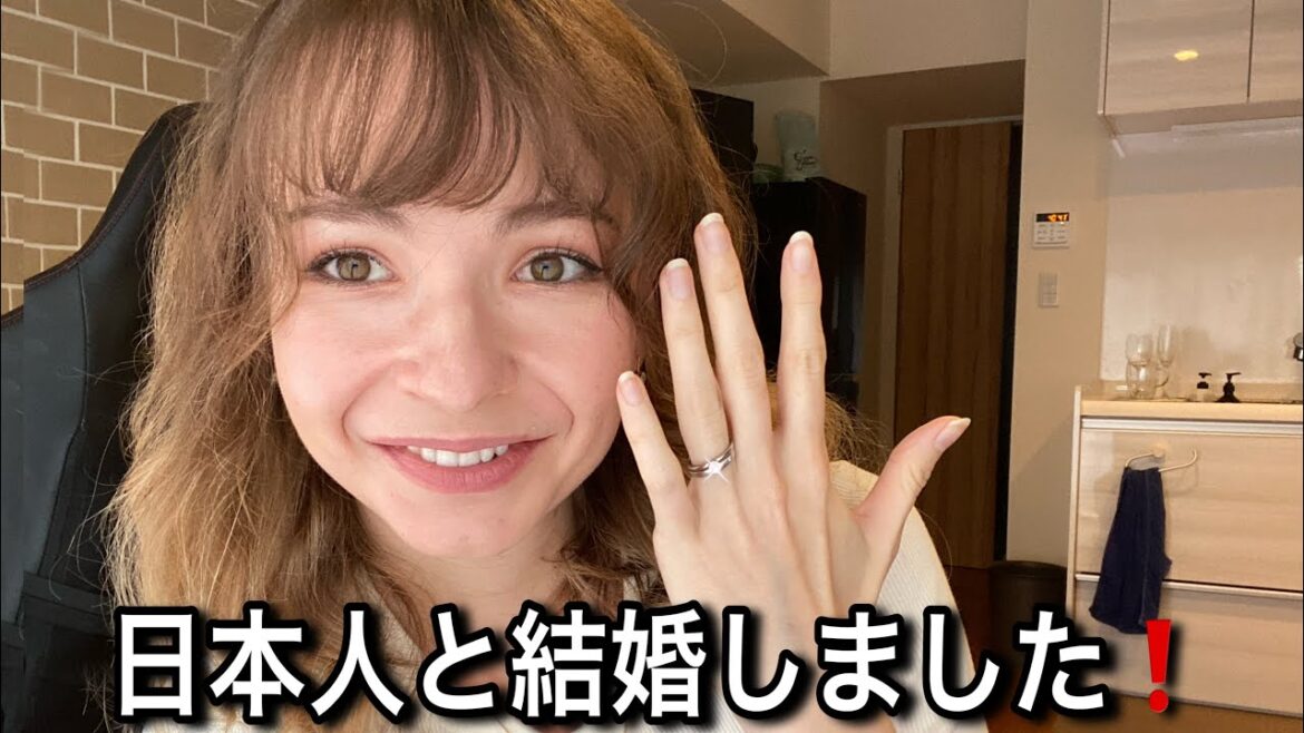 日本人に嫁入りしました...❗️親に挨拶できず...【結婚発表】